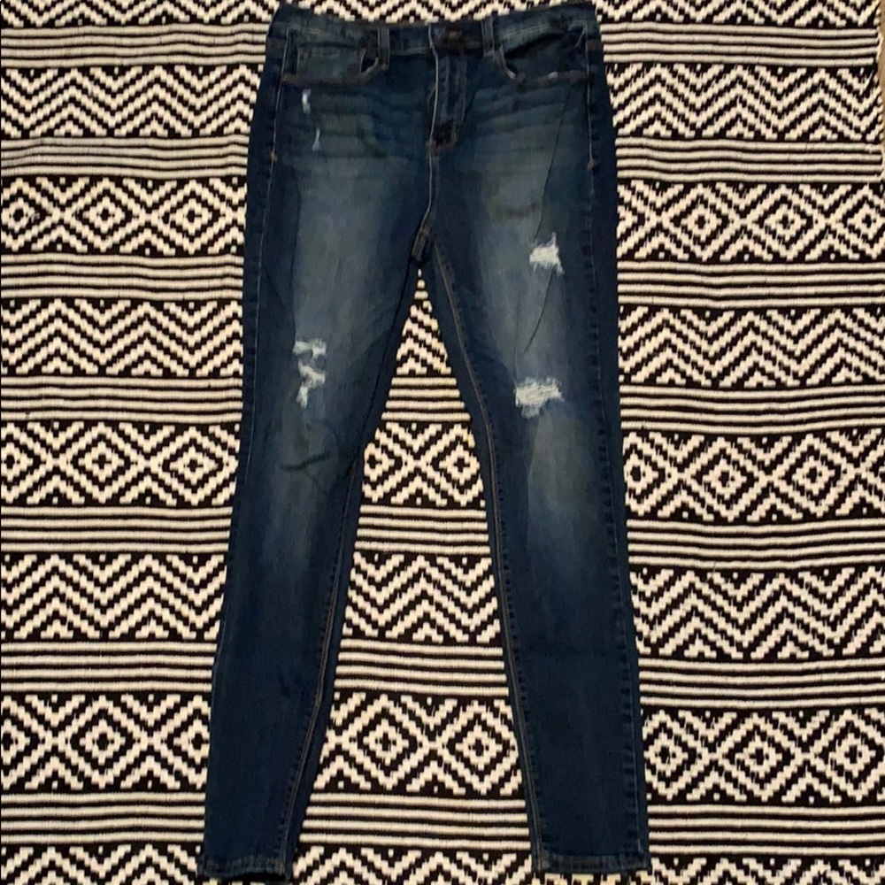 High rise jeggings